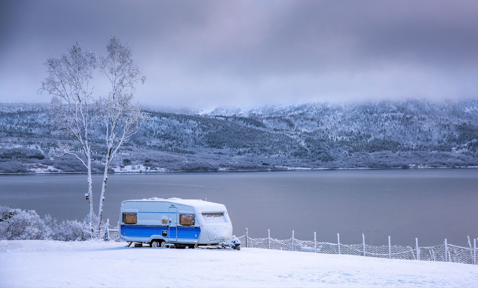 What is OK to leave in a camper over winter?