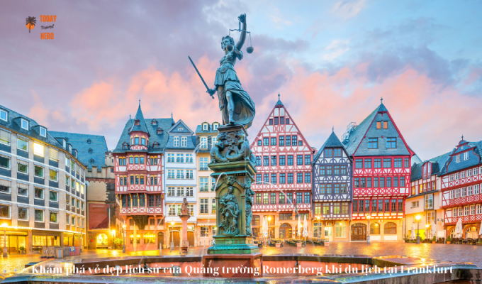 Khám phá vẻ đẹp lịch sử của Quảng trường Romerberg khi du lịch tại Frankfurt
